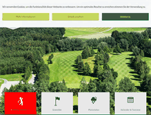 Tablet Screenshot of golfclub-ottobeuren.de